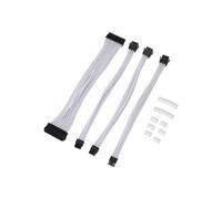 Xnuiasqe Kit di Cavi di Prolunga Intrecciati da 9 Pollici - Cavi di Prolunga di Base per PC con Pettine Incluso ATX 24 Pin PCIE 6+2 Pin CPU 4+4 Pin