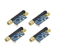 Xnuiasqe Modulo di Trasmettitore e Ricevitore Radiofrequenza CC1101 con Interfaccia SMA, 4 Pezzi, Modulo di Trasmettitore e Ricevitore Wireless per 433MHZ.