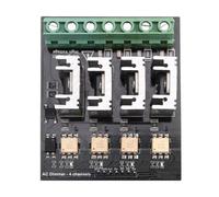 Xnuiasqe Modulo Dimmer AC, 4 Canali, Ingresso di Controllo 3.3V/5V, Gestisce Fino A 220V (5A-10A), Ideale per Regolazione Della Luce e Della Velocità del Motore