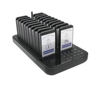 Xnuiasqe Per il Ristorante Wireless Calling System Touch Panel Pager per la Gestione del Beeper della Coda di Coda di Caffetteria Funzionalità UE