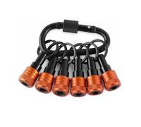 Xnuiasqe Supporto per Bit A Impatto 6pz, Supporto per Bit A Esagono da 1/4 di Pollice per Cacciaviti e Bit per Trapano