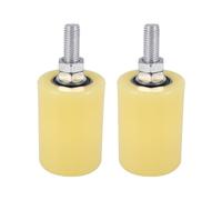 Xnuiasqe Vite di Guida 6201 per Cuscinetti un Rulli Piatti nel Acciaio PP 2Pz 50X70Mm per Portone Scorrevole per Porta Elettrica