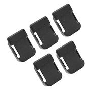 Xnukaw Rack di Stoccaggio Batteria da 5 Pezzi Staffa per Slot per (Nera) | Compatibile con Batterie Al Litio Bosch 18 V/20 V/54 V/60 V Serie Chiusura a Clip di Sicurezza Portatile per Cintura,