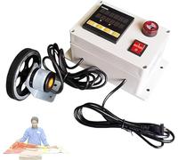 XNXYSMKJ Contatore Digitale di Lunghezza con Encoder rotativo e Rotella, intervallo 0-999999, per misurare la Lunghezza di Cavi, lenze da Pesca e Fili.