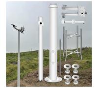 XNXYSMKJ Kit di Montaggio su palo per Telecamera di Sicurezza da Esterno con Base in Rete per sorveglianza di fattorie e campagne (250cm (2 Sections) H)