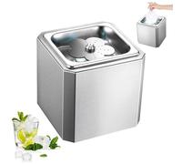 XNXYSMKJ Refrigeratore per Bevande in Vetro, unità di Raffreddamento rapido da banco per glassare istantaneamente Le Bevande, Corpo in Acciaio Inox, per Cocktail, Birra e Bevande Miste.