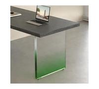 XNXYZABCE Gambe per mobili in acrilico trasparente, Supporto galleggiante sostitutivo for tavolino da caffè con gambe scrivania in acrilico for bar pranzo multicolore(Green)