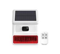 XNY Sensore Movimento Solare per Esterni, Sensori di Movimento con Telecomando, Allarme solare con Suono da 120dB e Impermeabilità IP65, per Villa, Agriturismo, Appartamento, Cortile