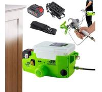 XNYXLPP Spruzzatore di Vernice ad Alta Tensione da 15 mpa per mobili, spruzzatore di Vernice Senza Fili Portatile per Zaino da 500 W, con spruzzatore di Vernice airless da 1,7 Litri (1Battery)