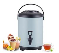 XNZJHPP 6L 8L 10L 12L Urna Caldaia Distributore di Acqua Calda e Fredda Bottiglia di Acqua Calda per tè in Acciaio Inossidabile con Rubinetto Maniglia Portatile Sigillatura di Grande capacità (B 12L)