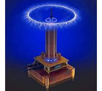XNZJHPP Bobina di Teslas Musicale, generatore di Arco a Scintilla con fulmini Artificiali tattili, Design Sicuro a Bassa Corrente, per l;apprendimento della Fisica, l;Istruzione Elettronica