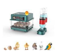 XNZJHPP Incubatrice Automatica per 12 Uova con girauova, Controllo della Temperatura e Luce LED per la schiusa di Uova di Galline, Anatre e oche - Ideale per Uso Domestico e agricolo. (6)