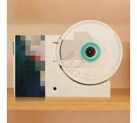 XNZJHPP Lettore CD Musicale da Tavolo, Lettore CD Bluetooth Ricaricabile con Telecomando/Altoparlanti integrati, Supporto Bluetooth 6.0 e Batteria a Lunga Durata, per l;Arredamento della casa (Green)