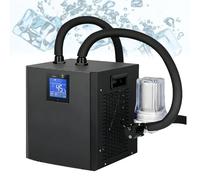 XNZJHPP Refrigeratore a Immersione Fredda da 1/3 HP, refrigeratore d;Acqua per Bagno di Ghiaccio con Pompa e Filtro, Telecomando, sistemas di Raffreddamento Silenzioso per Il Recupero
