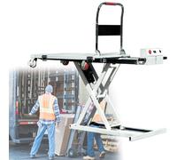 XNZJHPP Tavolo elevatore Elettrico a Forbice Singola Premium, Tavolo da Lavoro a Basso Profilo, capacità 270 kg, Altezza di Sollevamento 102 cm, Dimensioni della Piattaforma 120 cm x 70 cm