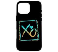 XO Hugs and Kisses San Valentino stampa leopardata regalo per lei Custodia per iPhone 16 Pro Max