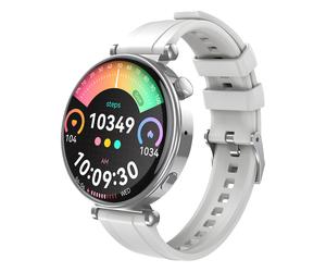 XO Smartwatch sportivo con schermo AMOLED e monitoraggio preciso IP68, Argento