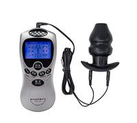 XOBO Elettrostimolatori Anal Plug Set, Ano Elettrico Estim Sesso a Distanza con Silicone Spina anale, Scossa elettrica Strumento clistere per Adulti Donne, Coppie Sex Toys Silicone Massager