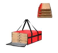 Xocome Grande Borsa Termica per Pizza, Picnic e Campeggio - Consegna di Cibo, Rosso, Modernità