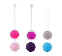 xocome Sfere da allenamento per pavimento pelvico, per donne, set di allenamento - palline in silicone per il controllo delle vesciche ed esercizi per il pavimento pelvico