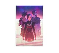 XOEDWOVM Poster decorativo da parete con il Principe dei Draghi, stampa artistica su tela, stile moderno, per camera da letto, 60 x 90 cm