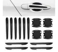 XoeLLe 14 Pezzi Protezione per Maniglia Della Portiera Dell'auto, Auto Car Door Bump Protector Sticker Bordi Portiera Auto, Protezione Bordi Confezione dispositivi per Maggior Parte Auto