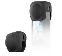 XoeLLe 2 Pezzi Insta360 Cappuccio per Obiettivo compatibile con X4 Testa Copertura Protettiva per X5 Impatto e Prevenzione Caduta Accessorio Tappi in Silicone per Lenti della Fotocamera (Nero)