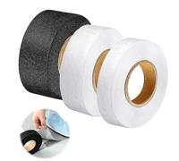 XoeLLe 60m x 3 Pezzi Nastro Termoadesivo per Tessuti, Fliselina Termoadesiva per Tessuti, Colla per Tessuti Tessuto Tende, Orlo Svelto Forte Nastro Adesivo, Carta Termoadesiva Tessuti Pantaloni, Gonne