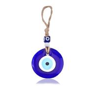 XoeLLe 7 cm Occhio di Allah, Amuleto Contro il Malocchio, Vetro Evil Eye Ciondolo Amuleto, Portafortuna da Regalare, Malocchio Auto Decorazione da Parete, per Decorazione per la Casa