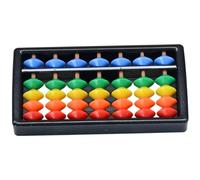 Xoeryoy Abacus for Kids Perle Colorate 7 aste 4.5x2.4 ABA ABACU