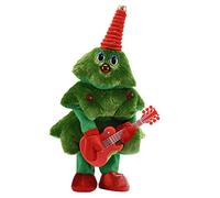 Xoeryoy Canto Danza Albero di Natale Animato Albero di Natale Elettrico Peluche Giocattoli Musicali Decorazioni (Senza Batteria)