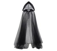 Xoeryoy Costumi da Donna Halloween, Cape a Figura Intera per Adulti con Cappa Oversize Halloween Ghost Cosplay Costume Magloak