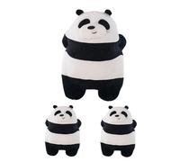 Xoeryoy Cuscinetti per Snowboard 3 Pezzi/Set Simpatici Ginocchiere e fondelli per Snowboard 3D Panda Morbidi Imbottiti per Sci protettivi per Bambini Adulti Scooter Pattinaggio a rotelle