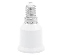 Xoeryoy E14 a E27 Convertitore Socket LED LED Adattatore Adattatore Energia Risparmio Smart Bulb Resistenza Resistente Adattatore White.