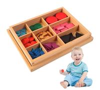 Xoeryoy Materiali in Lingua Montessori, Giocattoli Montessori in Legno per Geometria e Grammatica, Giocattoli educativi fluidi e sicuri per Bambini 3 Anni su