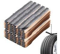 Xoeryoy Pacchetto di 50 Tappi per Pneumatici Pesanti 100 mm Tappi per la Riparazione dei Pneumatici per la Striscia di sigillatura in Gomma per Gomma da Punta tubeless per Auto, S ·