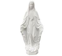 Xoeryoy Statua della Vergine Maria Realistica 12 Statue di Madre Maria in Resina in Piedi, Simbolo di Pace per la casa, Adatta per Battesimi e FESTIVITÀ religiose Decorazione del corridoio di casa