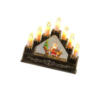 Xoktlde Palla di neve artigianale carillon decorazione natalizia scena cascata e melodie stagionali ornamento da scrivania decorazione musicale natalizia con design rotante riempito d'acqua