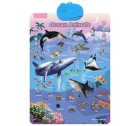 Xoktlde Tabella interattiva da parete giocattolo per bambini abilità cognitive giocattolo educativo e di apprendimento per migliorare la competenza per la scuola materna tabella sonora