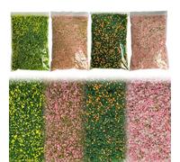 xolear 4 colori Buntes Baumpulver Modellbaum, Modello Scenario per Foglie Simulazione, Adatto per il fai da te, il Giardino Delle Fiabe Ferroviarie, il Modello 3D del Architetture Paesaggistiche