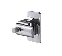 xolear Supporto di Ricambio per Soffione Doccia, Universale Supporto per Doccia Adesivo Niente Foratura non Lasciare Traccia, a Parete 360° Regolabile per Bagno Casa, Argento