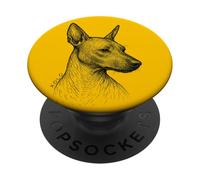 Xolo Dog Line Art Xoloitzcuintle - Canino senza pelo messicano PopSockets PopGrip Adesivo