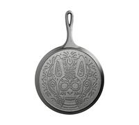 Lodge Giorno dei morti - Piastra in ghisa con teschio di zucchero, 26,9 cm