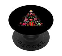 Xolo Xoloitzcuintli - Decorazione natalizia a forma di cane divertente PopSockets PopGrip Adesivo