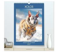 Xolos. Seelenhunde aus Mexiko (hochwertiger Premium Wandkalender 2027 DIN A2 hoch), Kunstdruck in Hochglanz: Der Xoloitzcuintle als eleganter und sensibler Begleiter mit jahrtausendealter Geschichte