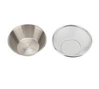 Xolsurg 304 in acciaio inossidabile in acciaio inossidabile set di colture metalliche a maglie fine microporosa con miscelazione di utensili da cucina drenante il lavaggio di 14 cm