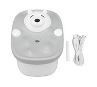 Xolsurg Mini Desktop Humidifier Bubble Creative Bear USB Idratizzante estetica per i viaggi scolastici per gli uffici domestici (Grigio)