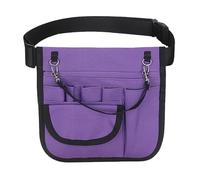 Xolsurg Nurse Fanny Pack portatile Porta a grande capacità Multi compartimenti Nurse Bouch Bag Purple per gli operatori sanitari