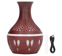 Xolsurg Therapy Humidifier Silent Waterless Auto Off Wood Grain Usb Diffuser Umidifier con luce colorata 300 ml