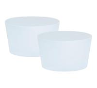 Xoly Coppia di fasce in silicone per gambe da calcio per adulti e bambini, l'alternativa al nastro per tenere i parastinchi in posizione e abbinarli al tuo kit (trasparente)